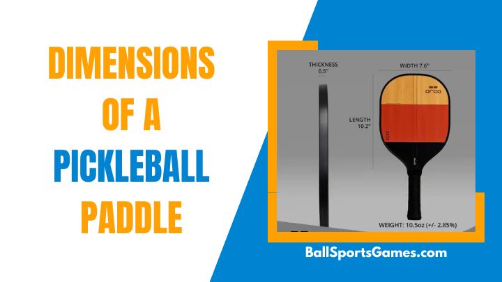 Dimensions of a Pickleball Paddle