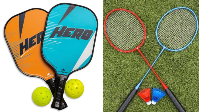 Equipments For Playing Pickleball And Badminton