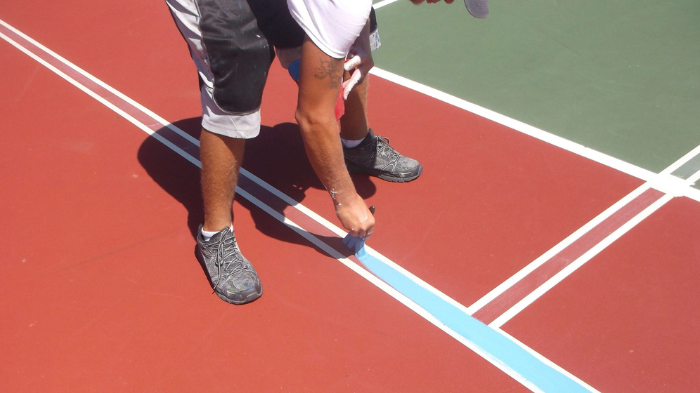 How To Paint Lines On A Pickleball Court?