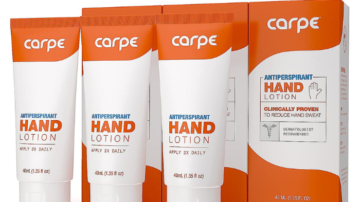 Carpe Antiperspirant Hand Lotions For Sweaty Hands In Pickleball