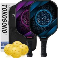 TOKOSONO Pickleball Paddles Set of 2 with Graphite Carbon 