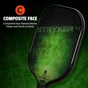 Composite Face Of The Onix Composite Stryker 4 Pickleball Paddle
