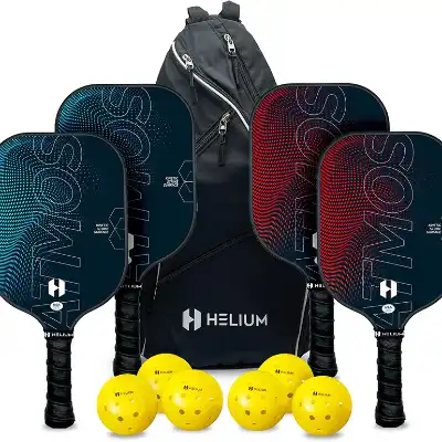 Helium Atmos 4-Pack Carbon Fiber Pickleball Paddle Review