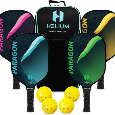 Helium Paragon 4-Pack Fiberglass Pickleball Paddle