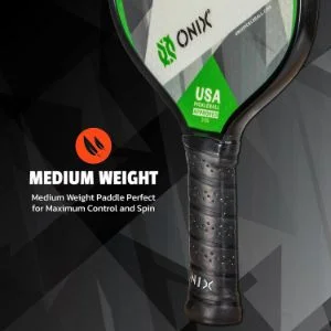 Medium Weight Of The Onix Z3 Composite Pickleball Paddle