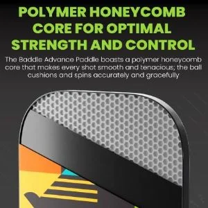 Polymer Honeycomb Core Of The Baddle Advance Pickleball Paddle(XT Grip Size)