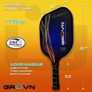 GRÜVN The Launch-C Composite Pickleball Paddle's Specifications
