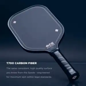 Ace Pickleball Diamond Paddle's T700 Carbon Fiber Surface